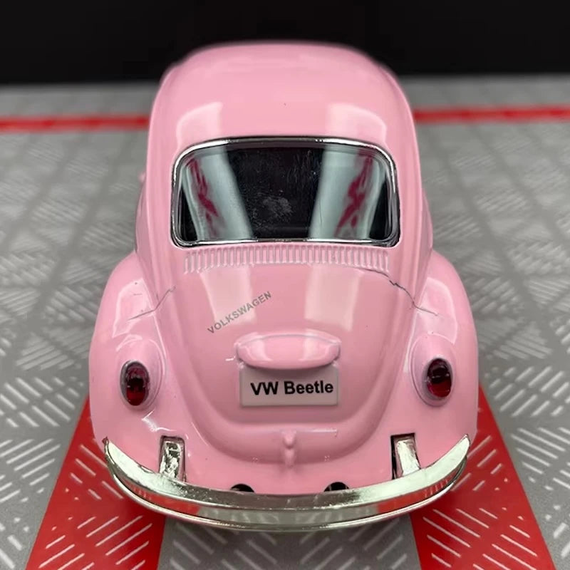 [TOY] 1:36 Volkswagen 1967 Beetle Pink Model Car Die-Cast