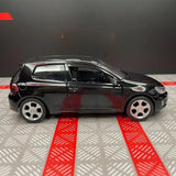 [TOY] 1:36 Volkswagen 2010 Golf GTI svart modellbil Die-Cast