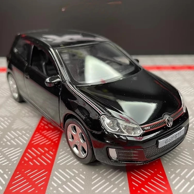 [TOY] 1:36 Volkswagen 2010 Golf GTI Black Model Car Die-Cast