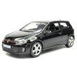 [TOY] 1:36 Volkswagen 2010 Golf GTI svart modellbil Die-Cast