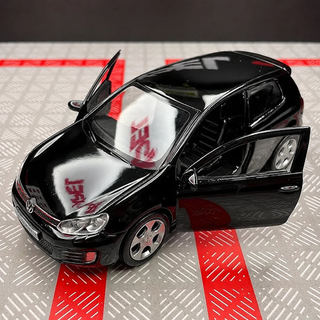 [TOY] 1:36 Volkswagen 2010 Golf GTI nero modellino di auto Die-Cast
