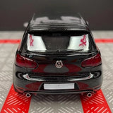 [TOY] 1:36 Volkswagen 2010 Golf GTI svart modellbil Die-Cast