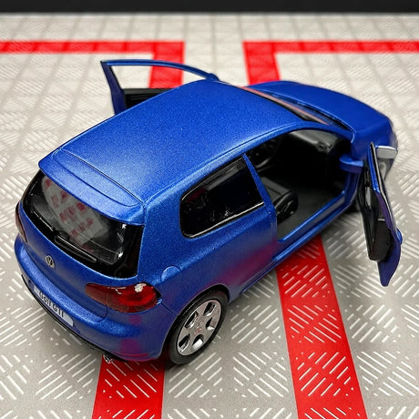 [TOY] 1:36 Volkswagen 2010 Golf GTI blu modellino di auto Die-Cast
