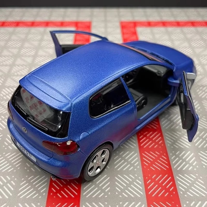 [TOY] 1:36 Volkswagen 2010 Golf GTI Blue Model Car Die-Cast