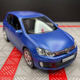 [TOY] 1:36 Volkswagen 2010 Golf GTI bleu voiture miniature Die-Cast