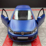 [TOY] 1:36 Volkswagen 2010 Golf GTI bleu voiture miniature Die-Cast