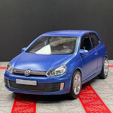 [TOY] 1:36 Volkswagen 2010 Golf GTI bleu voiture miniature Die-Cast