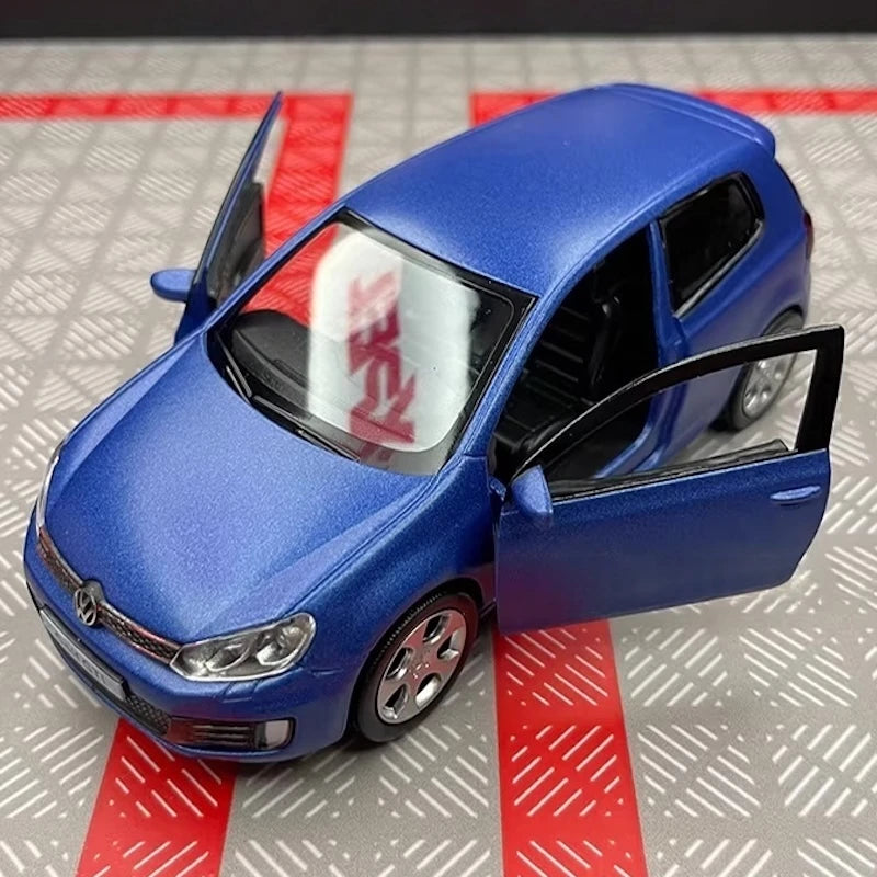 [TOY] 1:36 Volkswagen 2010 Golf GTI Blue Model Car Die-Cast
