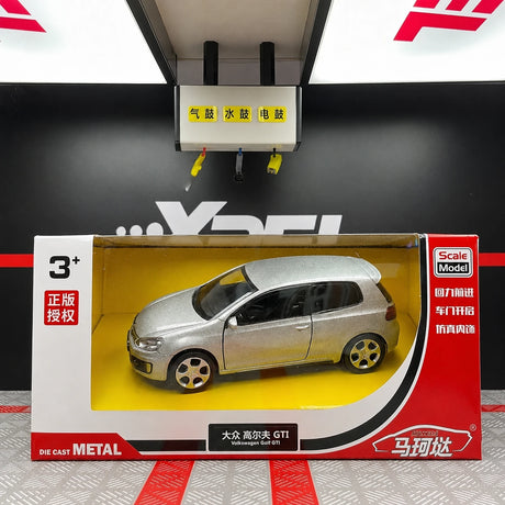 [TOY] 1:36 Volkswagen 2010 Golf GTI argento modellino di auto Die-Cast