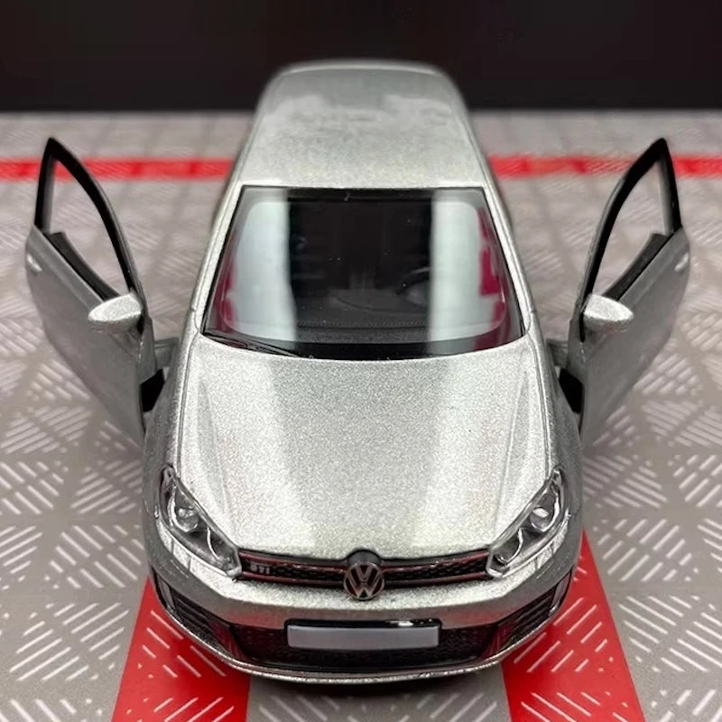 [TOY] 1:36 Volkswagen 2010 Golf GTI Silver Model Car Die-Cast