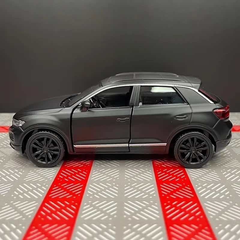 [TOY] 1:36 Volkswagen 2020 T-Roc Black Model Car Die-Cast