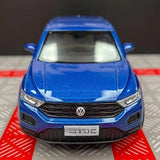 [TOY] 1:36 Volkswagen 2020 T-Roc blauw modelauto Die-Cast