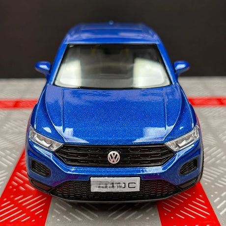 [TOY] 1:36 Volkswagen 2020 T-Roc blu modellino di auto Die-Cast