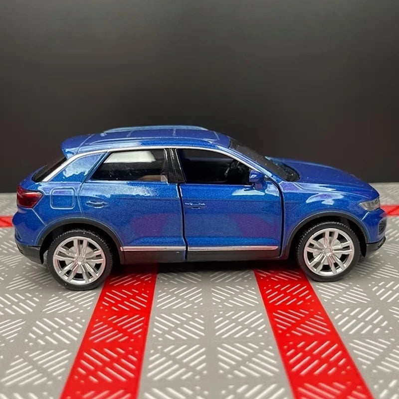[TOY] 1:36 Volkswagen 2020 T-Roc Blue Model Car Die-Cast