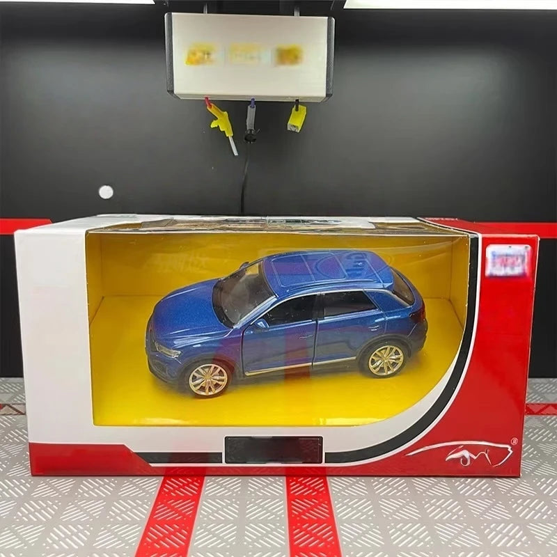 [TOY] 1:36 Volkswagen 2020 T-Roc Blue Model Car Die-Cast