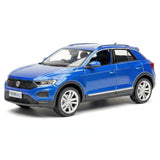 [TOY] 1:36 Volkswagen 2020 T-Roc blauw modelauto Die-Cast