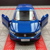 [TOY] 1:36 Volkswagen 2020 T-Roc blauw modelauto Die-Cast
