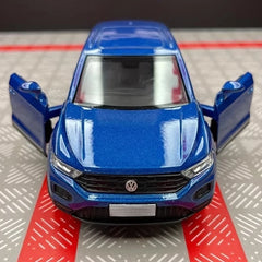 [TOY] 1:36 Volkswagen 2020 T-Roc Blue Model Car Die-Cast