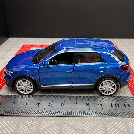 [TOY] 1:36 Volkswagen 2020 T-Roc blu modellino di auto Die-Cast