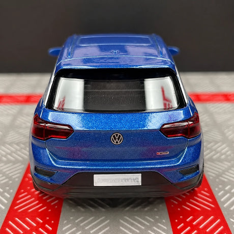 [TOY] 1:36 Volkswagen 2020 T-Roc blu modellino di auto Die-Cast