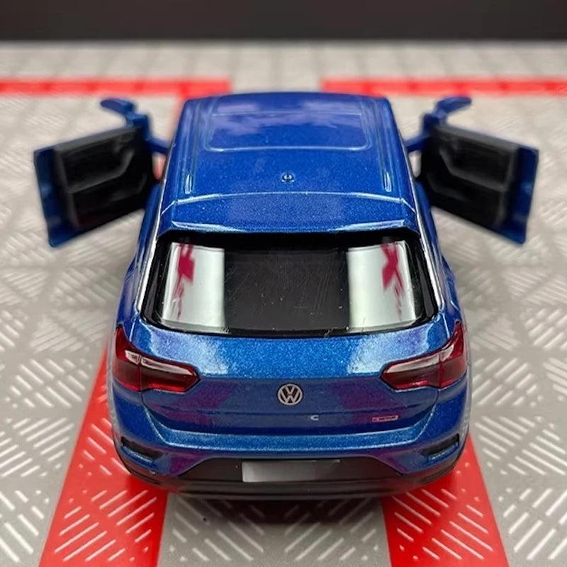[TOY] 1:36 Volkswagen 2020 T-Roc blauw modelauto Die-Cast