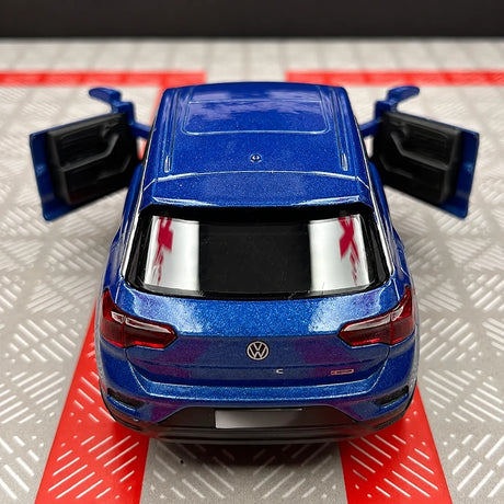 [TOY] 1:36 Volkswagen 2020 T-Roc blu modellino di auto Die-Cast