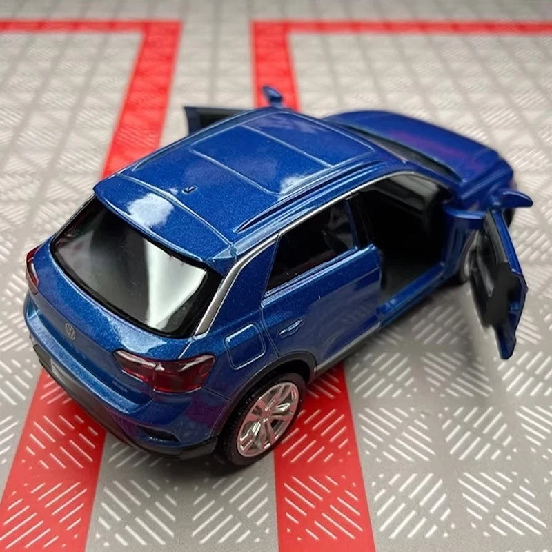 [TOY] 1:36 Volkswagen 2020 T-Roc blauw modelauto Die-Cast