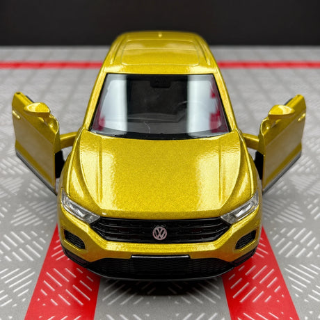 [TOY] 1:36 Volkswagen 2020 T-Roc oro modellino di auto Die-Cast