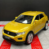 [TOY] 1:36 Volkswagen 2020 T-Roc Gold Model Car Die-Cast