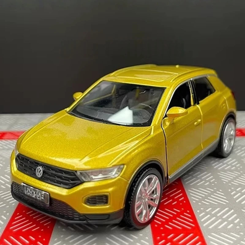 [TOY] 1:36 Volkswagen 2020 T-Roc Gold Model Car Die-Cast
