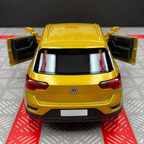 [TOY] 1:36 Volkswagen 2020 T-Roc oro modellino di auto Die-Cast