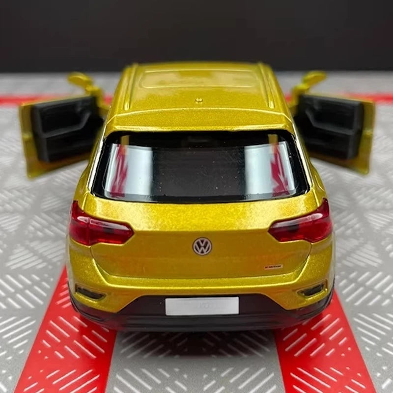 [TOY] 1:36 Volkswagen 2020 T-Roc Gold Model Car Die-Cast