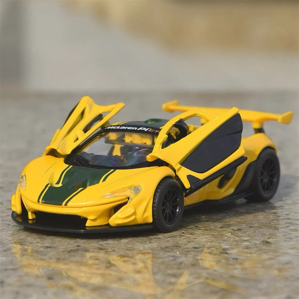 [TOY] 1:40 McLaren 2015 P1 GTR Yellow Model Car Die-Cast