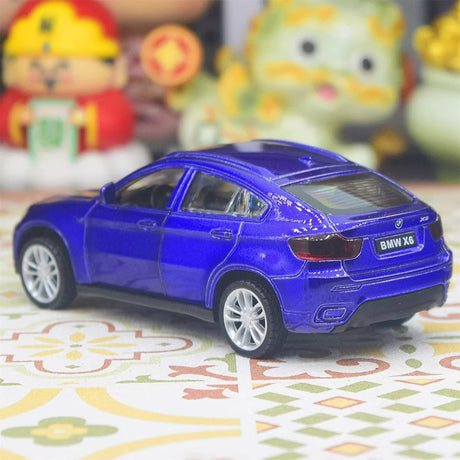 [TOY] 1:43 BMW 2008 E71 X6 Blue Model Car Die-Cast