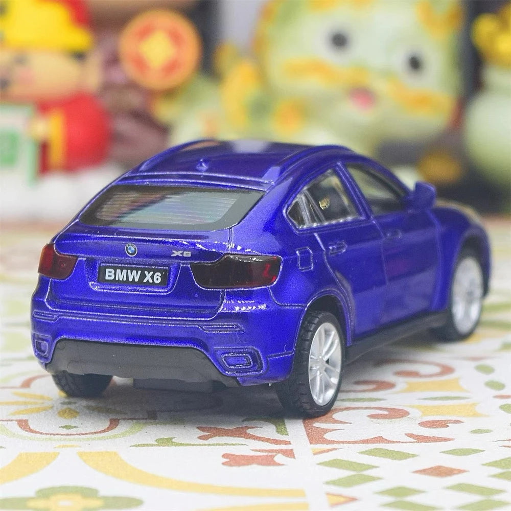 [TOY] 1:43 BMW 2008 E71 X6 Blue Model Car Die-Cast