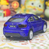 [TOY] 1:43 BMW 2008 E71 X6 Blue Model Car Die-Cast