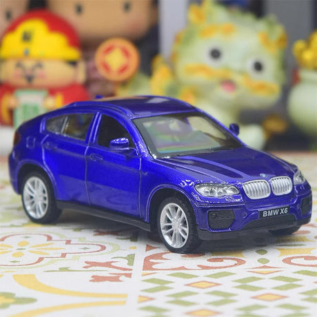 [TOY] 1:43 BMW 2008 E71 X6 Blue Model Car Die-Cast