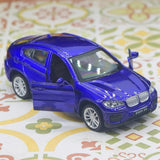 [TOY] 1:43 BMW 2008 E71 X6 Blue Model Car Die-Cast