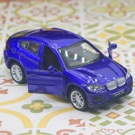 [TOY] 1:43 BMW 2008 E71 X6 Blue Model Car Die-Cast