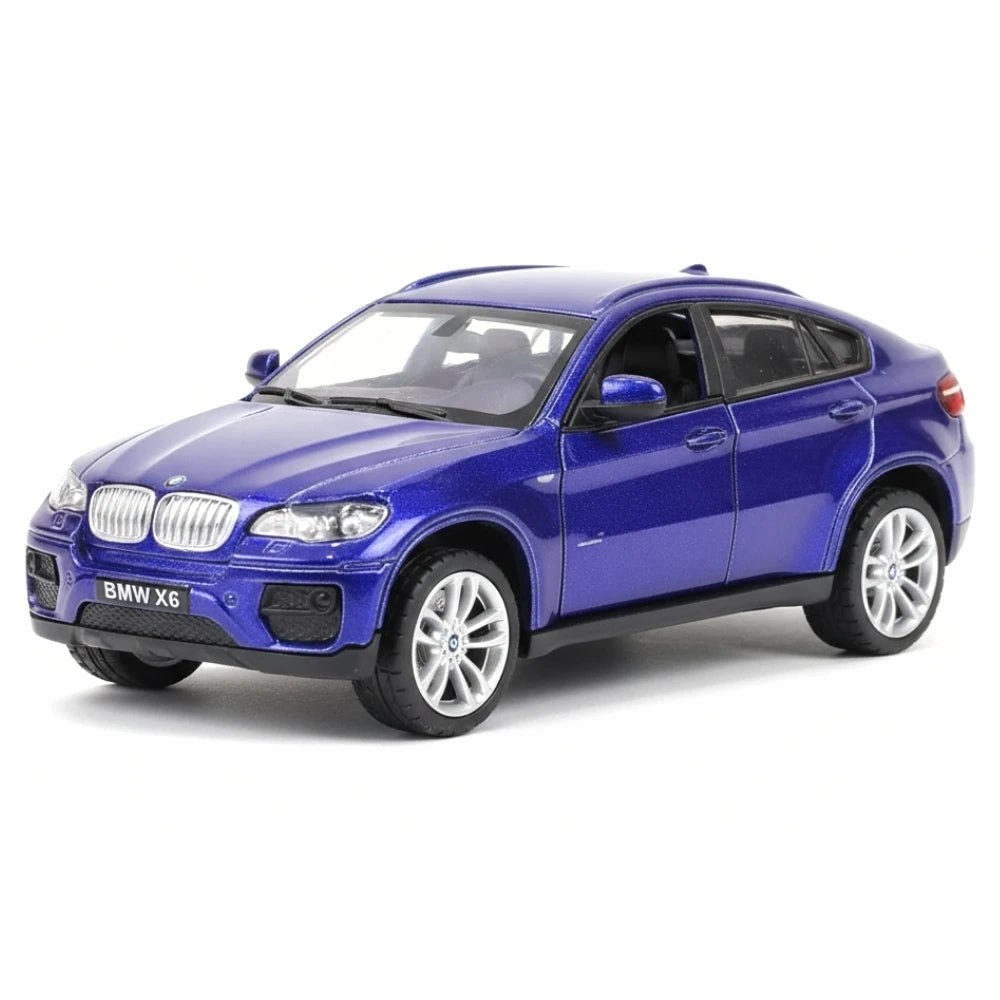 [TOY] 1:43 BMW 2008 E71 X6 Blue Model Car Die-Cast