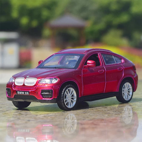 [TOY] 1:43 BMW 2008 E71 X6 Red Model Car Die-Cast