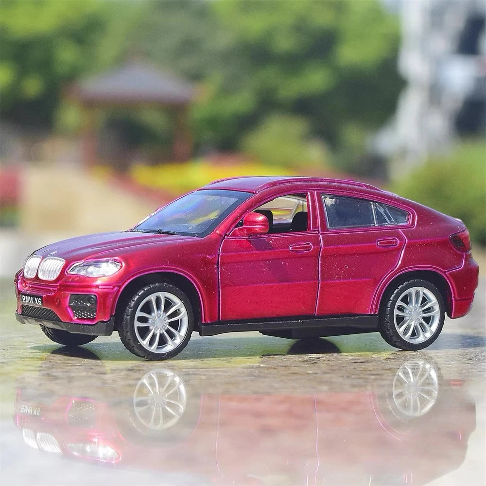 [TOY] 1:43 BMW 2008 E71 X6 Red Model Car Die-Cast