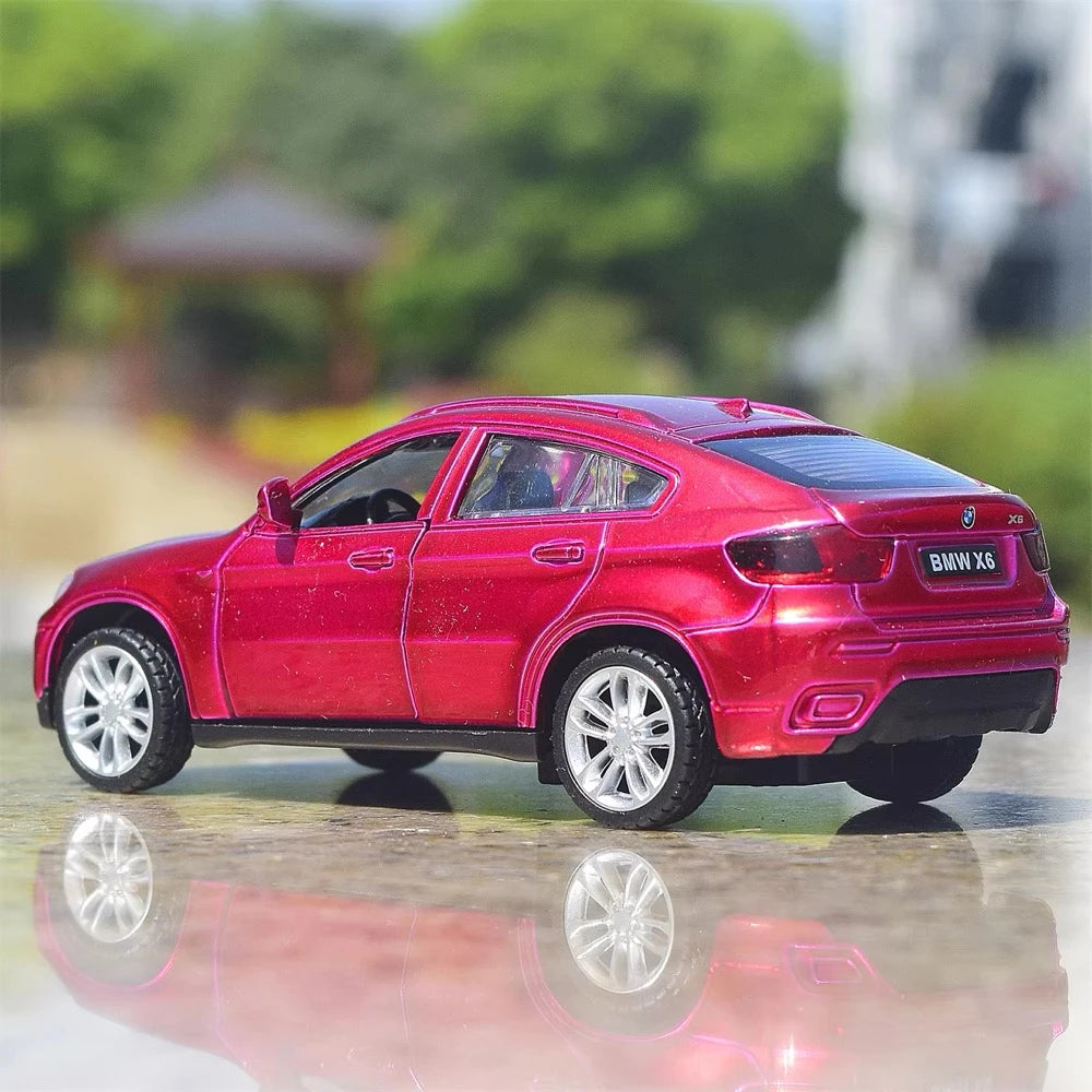 [TOY] 1:43 BMW 2008 E71 X6 rood modelauto Die-Cast