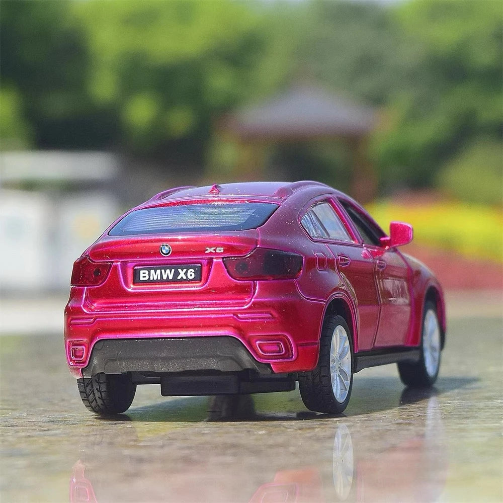 [TOY] 1:43 BMW 2008 E71 X6 Red Model Car Die-Cast