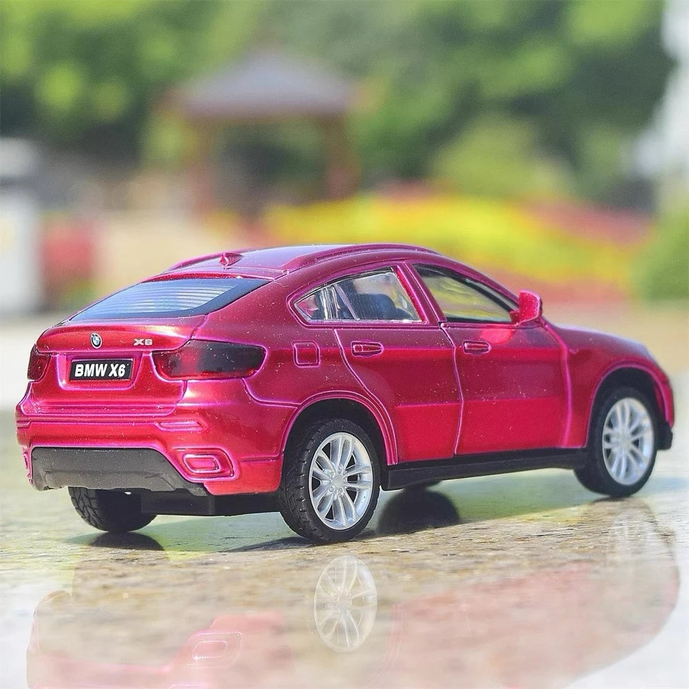 [TOY] 1:43 BMW 2008 E71 X6 rood modelauto Die-Cast