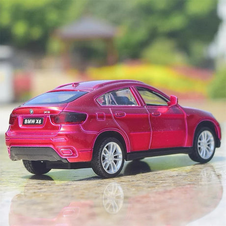 [TOY] 1:43 BMW 2008 E71 X6 Red Model Car Die-Cast