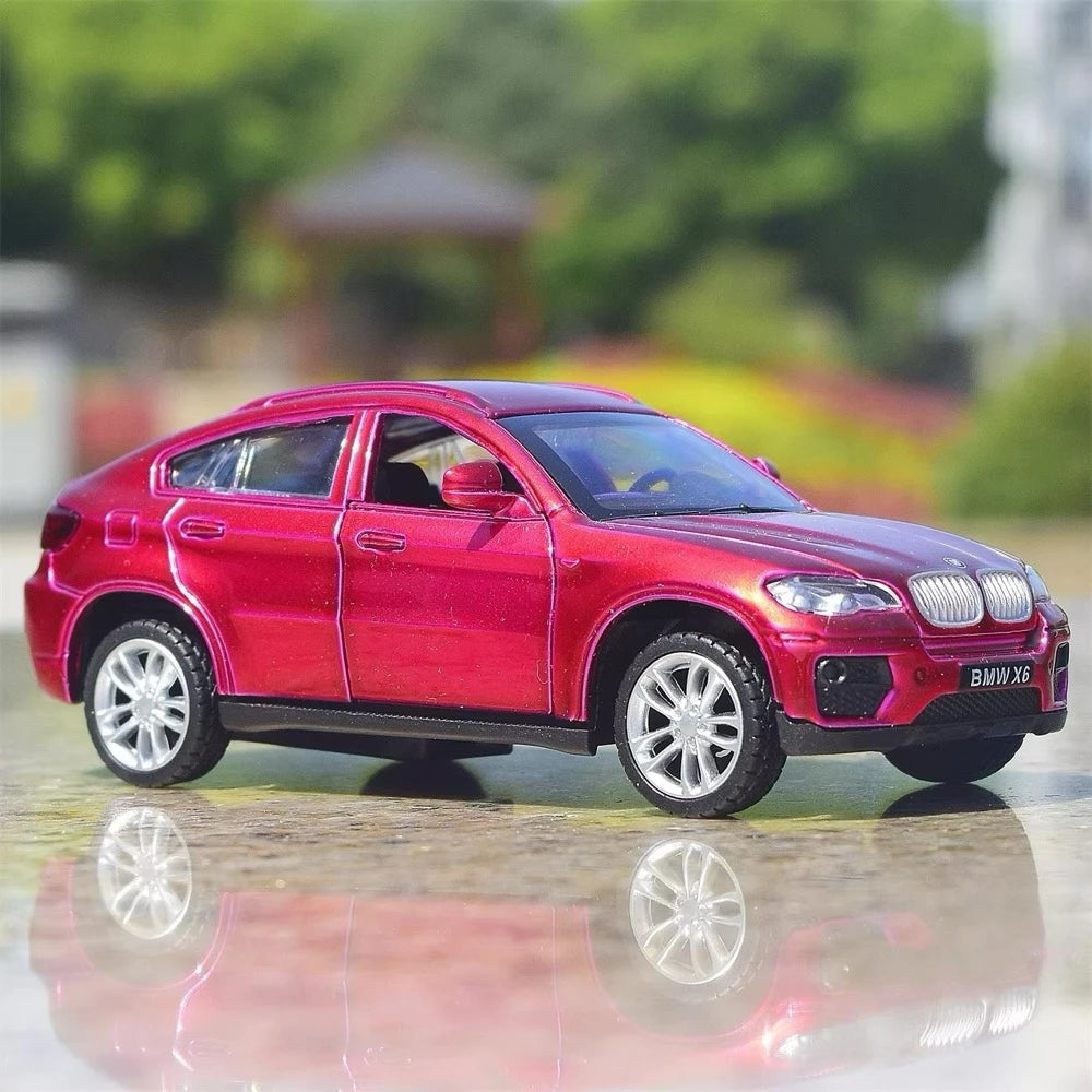 [TOY] 1:43 BMW 2008 E71 X6 Red Model Car Die-Cast