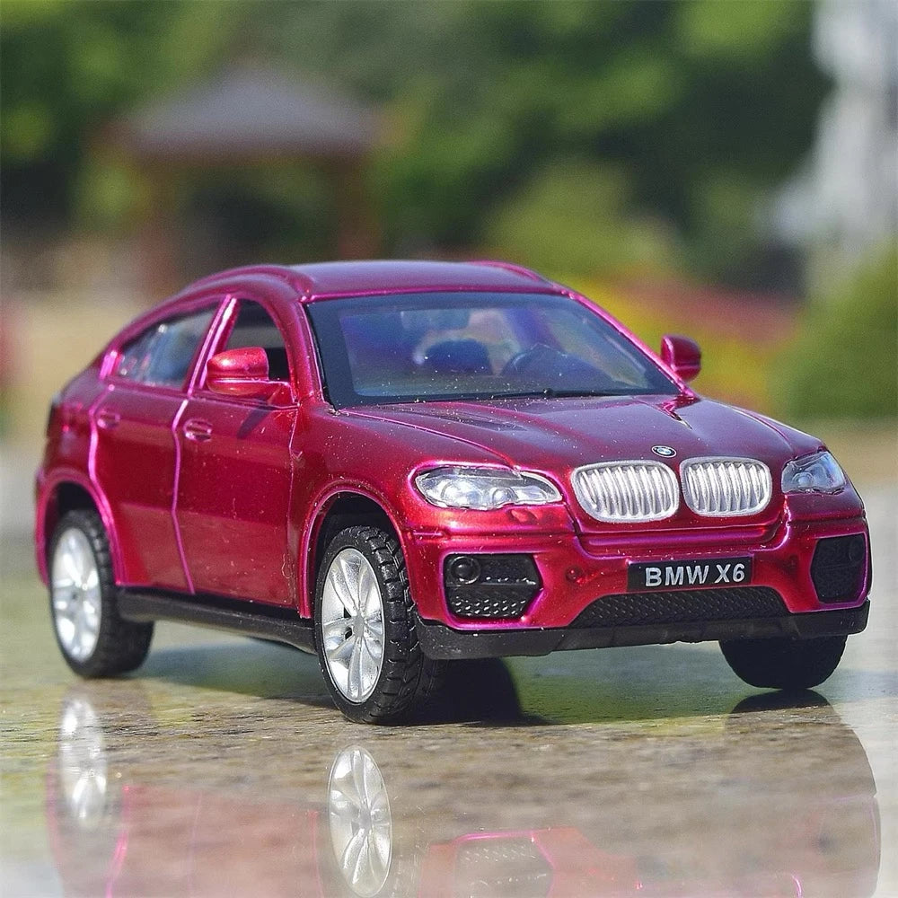 [TOY] 1:43 BMW 2008 E71 X6 rood modelauto Die-Cast