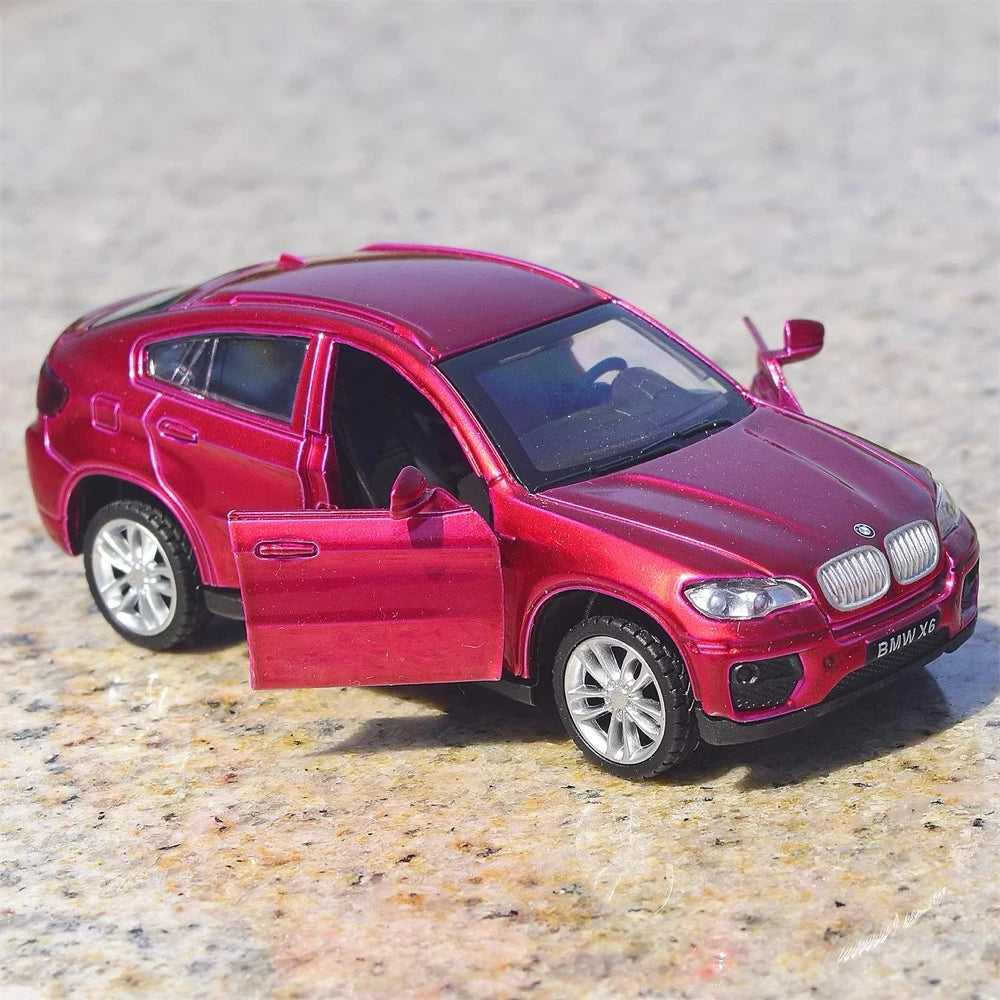[TOY] 1:43 BMW 2008 E71 X6 Red Model Car Die-Cast