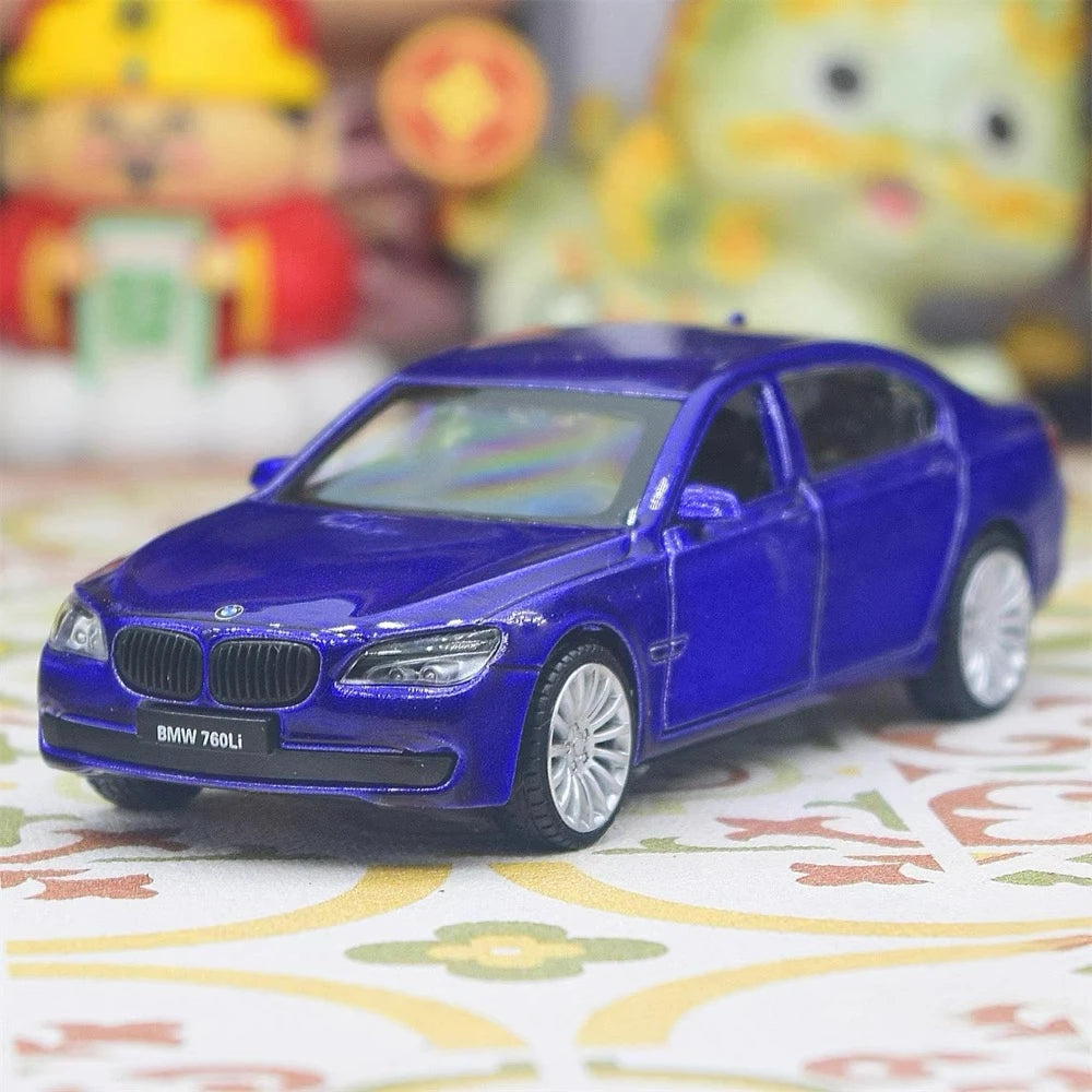 [TOY] 1:43 BMW 2013 F02 760Li Blue Model Car Die-Cast